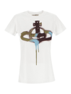 Vivienne Westwood Signature Orb Spray-print T-shirt In White