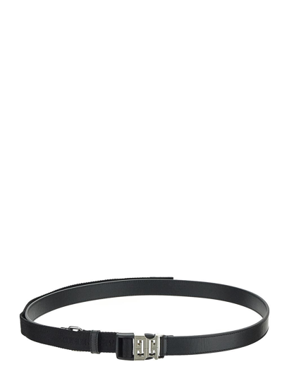 Givenchy 4g Release Buckle Belt In Black