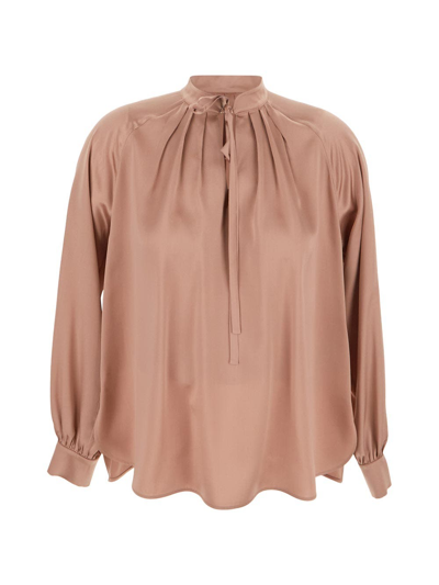 Max Mara Tamigi Shirt In Pink