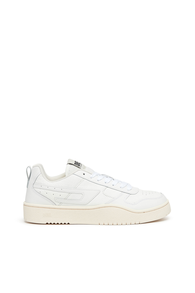 Diesel Ukiyo Low Top Leather Sneakers In White