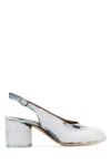 MAISON MARGIELA MAISON MARGIELA WOMAN TWO-TONE LEATHER TABI PUMPS