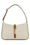 Saint Laurent Le 5 A 7 Ysl Shoulder Bag In Canvas In Multicolor