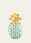 Herend Pineapple Placecard Holder In Keylime