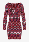 Missoni Zigzag-design Twist-detail Minidress In Multicolor