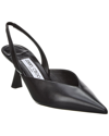 Jimmy Choo Maryanne 65 Leather Slingback Pumps In Black