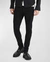 Rag & Bone Cropped Skinny-cut Jeans In Black