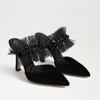 SAM EDELMAN SAM EDELMAN HUGHES MULE PUMP BLACK VELVET