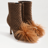 Sam Edelman Ency Pointed Toe Bootie In Brown
