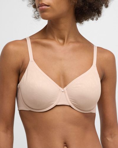 Chantelle Comfort Chic Embossed T-shirt Bra In Rose