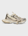 Balenciaga Men's 3xl Mesh Runner Sneakers In 9110 Beige/eggshe