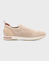 LORO PIANA FLEXY KNIT SLIP-ON TRAINER SNEAKERS