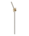 Joanna Buchanan Stripey Bee Metal Straws In Silver