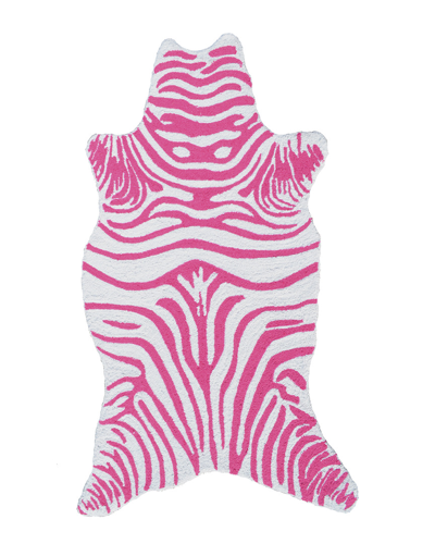 R16 Mini Zebra Hand-made Contemporary Indoor/outdoor Rug