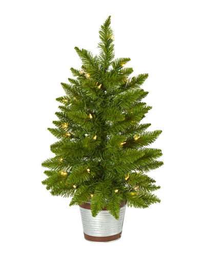 Nearly Natural 2-ft Providence Pine Artificial Christmas Tree In Green