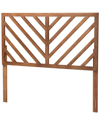 Baxton Studio Belisma Queen Size Headboard In Brown