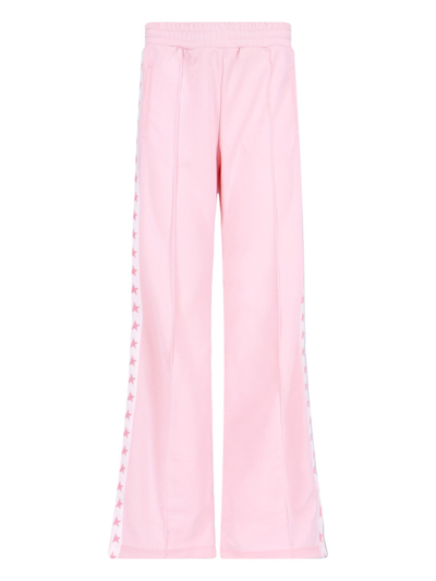 Golden Goose Star Sports Pants In Pink