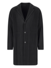 HOMME PLISSE ONE-BREASTED COAT