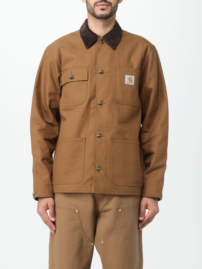 Carhartt Wip Coats In Tobacco