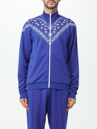 Marcelo Burlon County Of Milan Sweatshirt Marcelo Burlon Herren Farbe Royal Blue