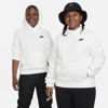 Nike Sportswear Club Fleece Big Kids' Pullover Hoodie (extended Size) In White