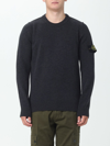 Stone Island Jumper  Men In Charcoal