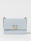 Furla Light Blue Mini Bag In Grey