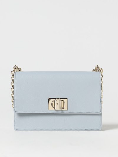 Furla Light Blue Mini Bag In Dust