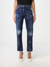 Dsquared2 Hose  Damen Farbe Denim In Denim