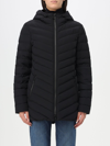 Moose Knuckles Rockcliff Midi Hooded Puffer Jacket In Black