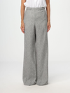 Emporio Armani Icon Chevron Viscose-blend Trousers In Multicolor