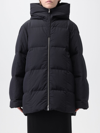 Jil Sander Hooded Water Repellent Tech Down Jacket In Black