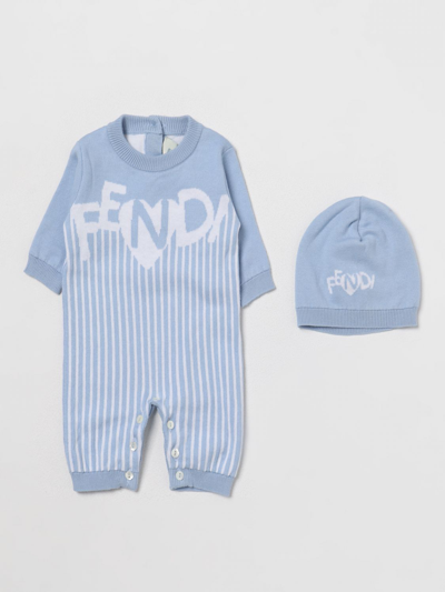 Fendi Babies' Pack  Kids Kids In Gnawed Blue