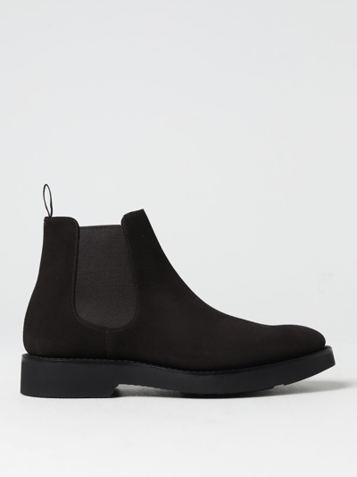 Church's Suede Ankle Boots In Brown