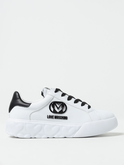 Love Moschino Sneakers  Woman In White