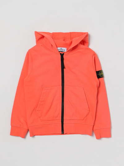 Stone Island Junior Kids' 外套  儿童 颜色 珊瑚色 In Coral