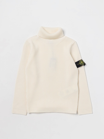 Stone Island Junior Jumper  Kids In White