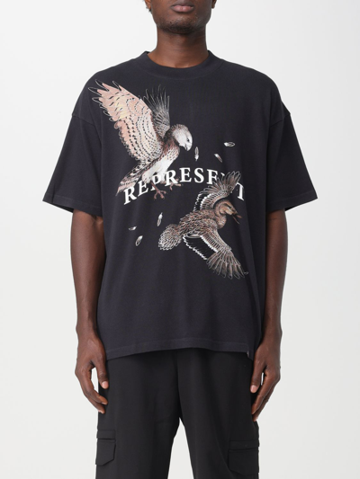 Represent Mens Off Black Birds Of Prey Relaxed-fit Cotton-jersey T-shirt