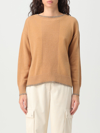 LIU •JO SWEATER LIU JO WOMAN COLOR CAMEL,E76411042