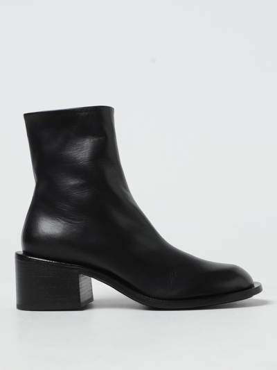 Marsèll Marsell Allucino Ankle Boots In Nappa With Zip In Black