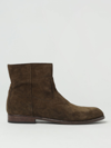 Buttero Floyd Suede Ankle Boots In Military