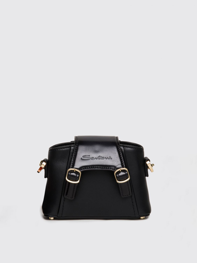 Santoni Shoulder Bag  Woman In Black