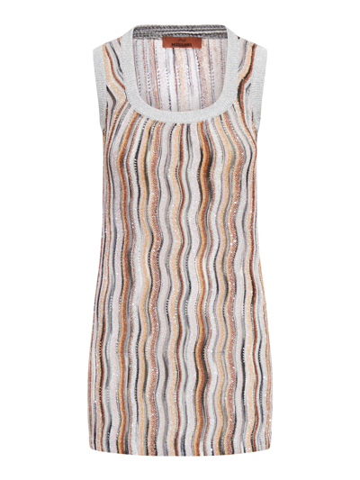 Missoni Short Dress In Multicolour