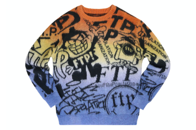 Pre-owned Ftp Archive Mohair Sweater Orange