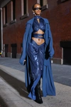 Lapointe Coated Jersey Sarong In Ink