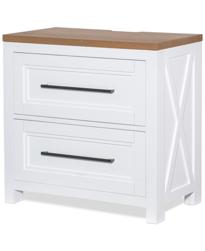 Furniture Franklin Nightstand In White