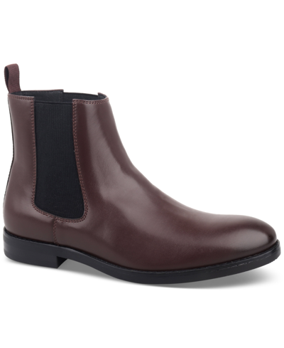 Alfani Men's Luka 2 Pull-on Chelsea Boots, Created For Macy's In Blue