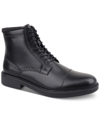 ALFANI MEN'S ELROY LACE-UP CAP-TOE BOOTS, CREATED FOR MACY'S