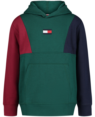Tommy Hilfiger Toddler Boys Retro Colorblock Pullover Hoodie In Botanical Garden