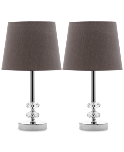 Safavieh Set Of 2 Ashford Table Lamps In Grey
