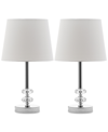 SAFAVIEH SET OF 2 ASHFORD TABLE LAMPS